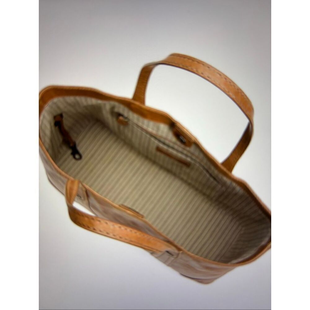 NWT Frye Melissa Washed Leather Shopper Bag - Picture 4 of 7